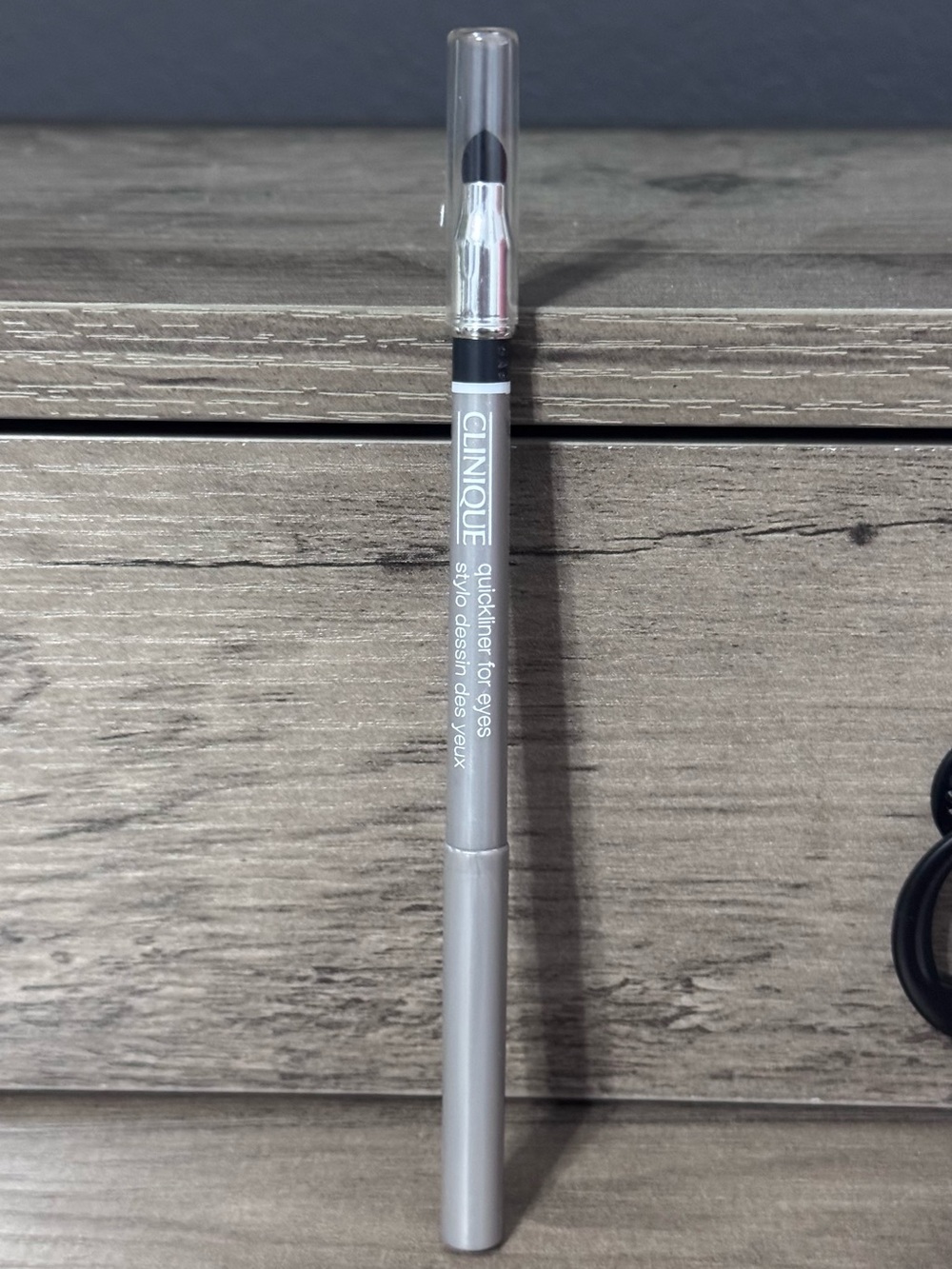 Clinique Quickliner for Eyes Pencil ~ 07 Really Black ~ full size ~